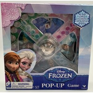 Disney Frozen Pop-Up Game | Complete | Center Popper Still Pops Great Condition